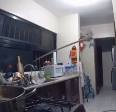 Impactante video captado por cámara deja a familia completamente sorprendida